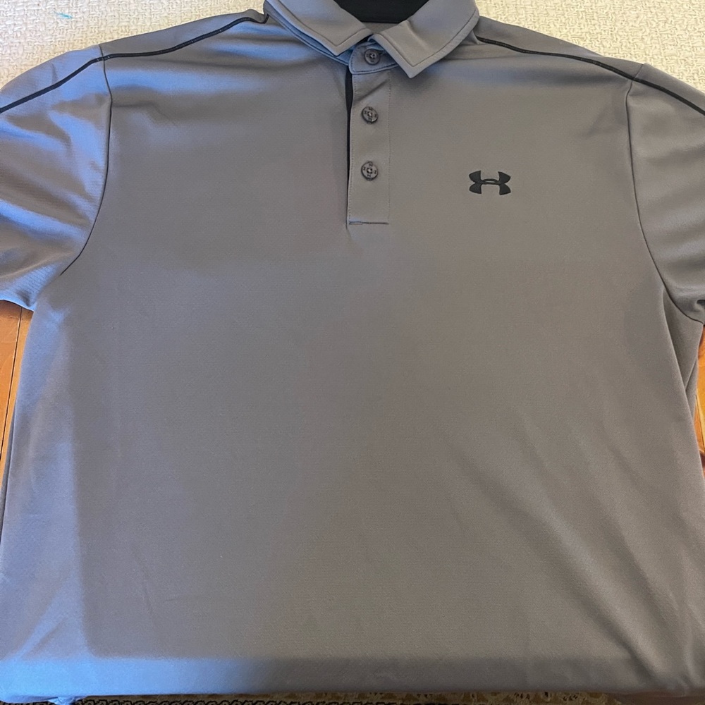 3 hardly used (if at all) men’s under armour polo shirts